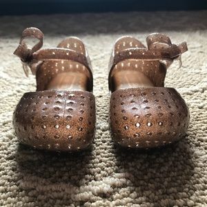 ‼️SOLD‼️ Furadinha x Mary Jane LIGHT GOLD GLITTER